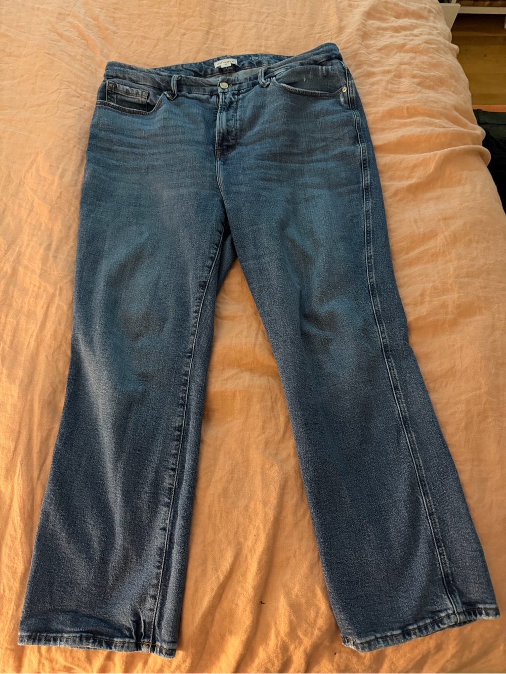 Good American Good Curve Straight Jeans Size 16